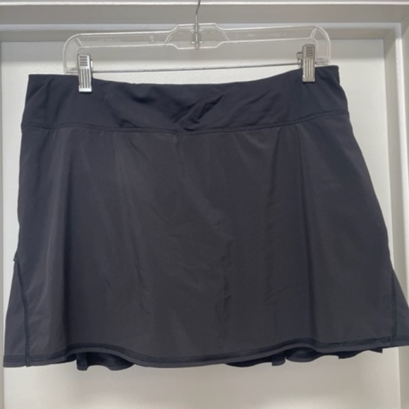 Lululemon Black Run Pace Setter Skirt Skort - Picture 3 of 7